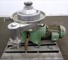 Used Westfalia SAMR-5036 Desludger Disc Centrifuge