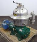 Used Stainless Steel Westfalia Desludger Disc Centrifuge, SAOH-5036   