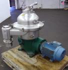 Used Stainless Steel Westfalia Desludger Disc Centrifuge, SAOH-5036   