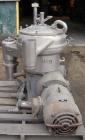 Used Stainless Steel Westfalia Desludger Disc Centrifuge, SAOWH-3036 