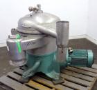 Used- Westfalia Desludging Disc Centrifuge, SAOWH-3036