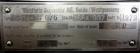 Used Westfalia SB-14-06-076 Desludger Disc Centrifuge