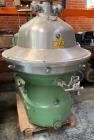 Used Westfalia SB-80-06-177 Desludger Disc Centrifuge.