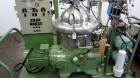 Used Westfalia SB-14-36-076 Desluder Disc Centrifuge. 316 Stainless Steel on product contact areas. Maximum bowl speed 7570 rpm. clarifier design (liquid/solid separation), self-thinking solids disch...