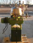 Used Westfalia SB-7-06-076 Desludger Disc Centrifuge, 316 stainless steel construction on product contact areas, clarifier design, centripetal pump liquid discharge, direct drive configuration, appro...