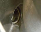 Used Westfalia SB-7-06-076 Desludger Disc Centrifuge, 316 stainless steel construction on product contact areas, clarifier design, centripetal pump liquid discharge, direct drive configuration, appro...