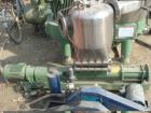 USED: Westfalia high speed clarifying centrifuge, model SC 35-06-177.All wetted parts sanitary stainless steel, 18.5 kw v-belt main drive.Bowl is rated for 7,230 rpm with specific gravities of 1.1 li...