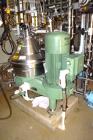 Used Westfalia SC 35-06-577 Desludger Disc Centrifuge. Stainless steel construction on product contact areas, maximum bowl speed 7230 rpm, clarifier design (liquid/solids separation) centripetal pump...