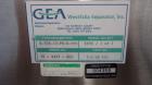 Used- GEA Westfalia Centrifuge