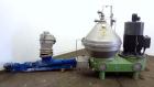 Used GEA Westfalia SC-70-36-777 Desludger Disc Centrifuge. Stainless steel construction (product contact areas), clarifier design (liquid/solids separation), timed solids discharge, centripetal pump ...