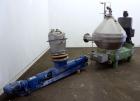 Used GEA Westfalia SC-70-36-777 Desludger Disc Centrifuge. Stainless steel construction (product contact areas), clarifier design (liquid/solids separation), timed solids discharge, centripetal pump ...