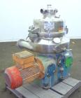 Used Stainless Steel Westfalia Desludger Disc Centrifuge, VA-35-09-566