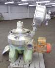 Used Stainless Steel Westfalia Desludger Disc Centrifuge, VA-35-09-566