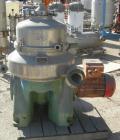 Used Stainless Steel Westfalia Desludger Disc Centrifuge, VA-35-09-566
