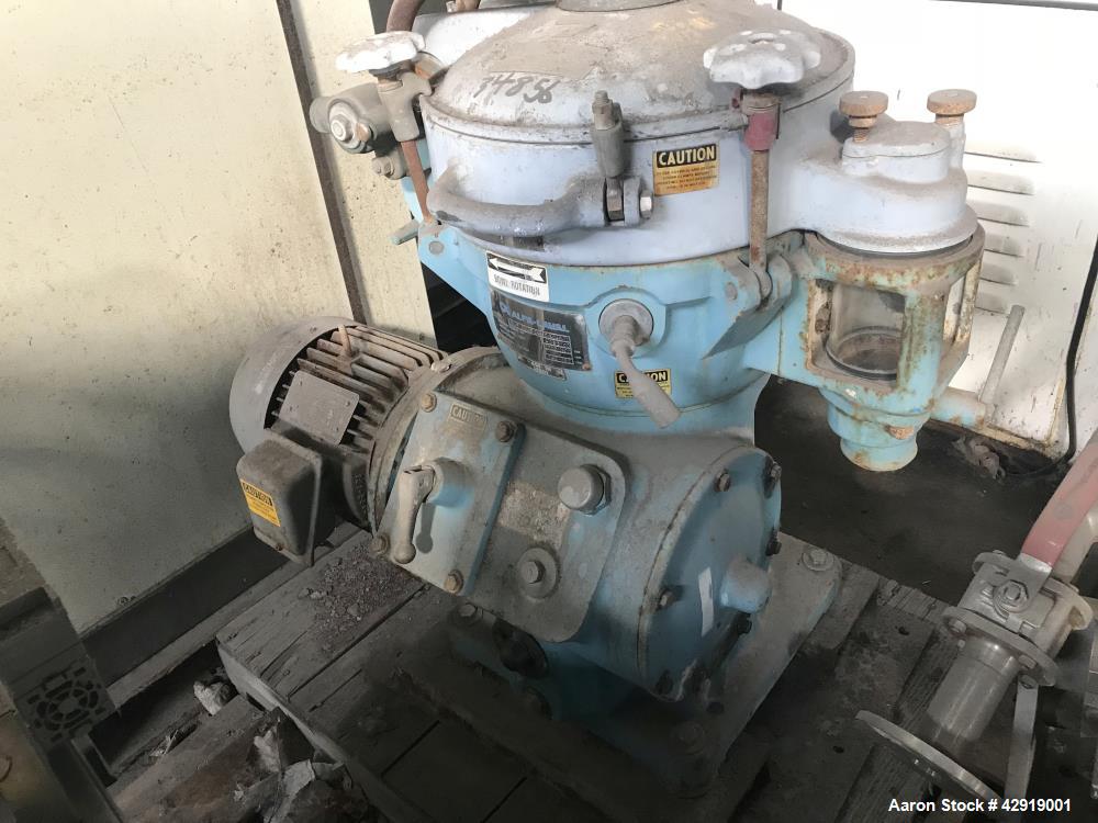 Used- Alfa Laval MAB-204S-24-60 Oil Purifier Disc Centrifuge