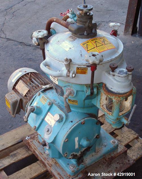 Used- Alfa Laval MAB-204S-24-60 Oil Purifier Disc Centrifuge