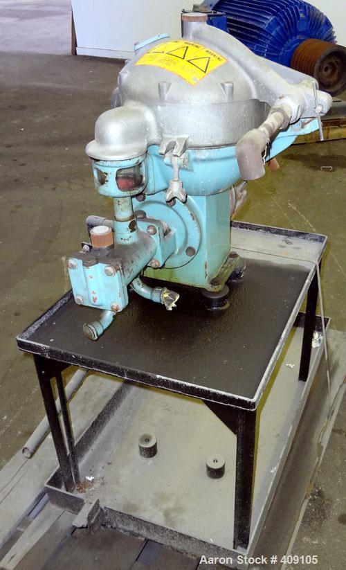 Used Stainless Steel Alfa Laval Solid Bowl Disc Centrifuge,  MAB-103B-24-50/420