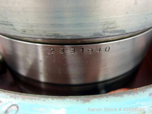 Used- Stainless steel Alfa Laval Solid Bowl Disc Centrifuge, MAB-103B-24 