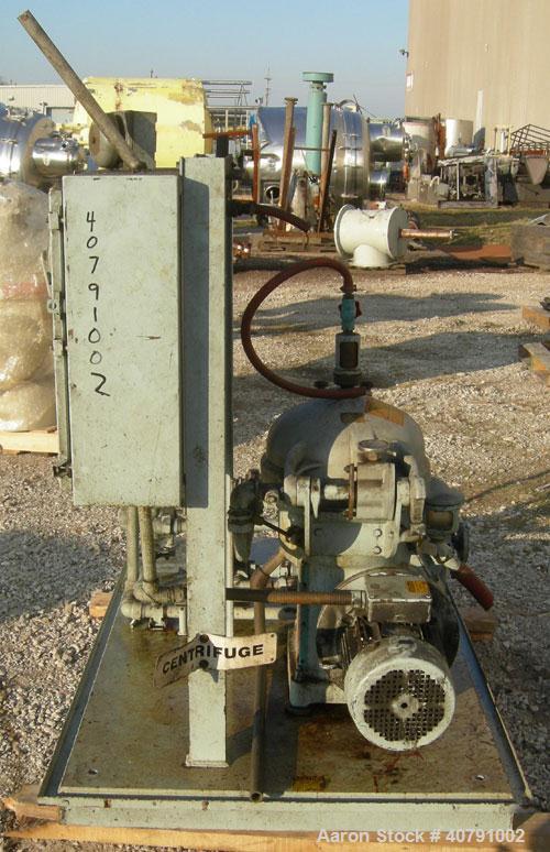 Used Stainless Steel Alfa Laval Solid Bowl Disc Centrifuge