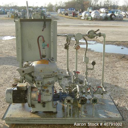 Used Stainless Steel Alfa Laval Solid Bowl Disc Centrifuge