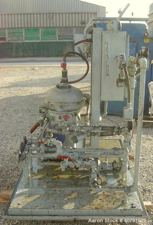 Used Stainless Steel Alfa Laval Solid Bowl Disc Centrifuge