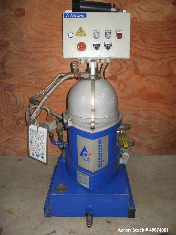 Used- Alfa Laval MIB-303S-13 Solid Bowl Disc Centrifuge