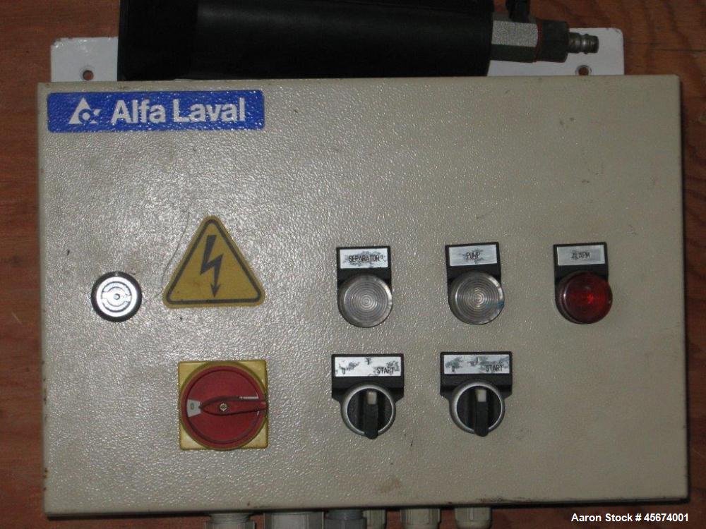 Used- Alfa Laval MIB-303S-13 Solid Bowl Disc Centrifuge