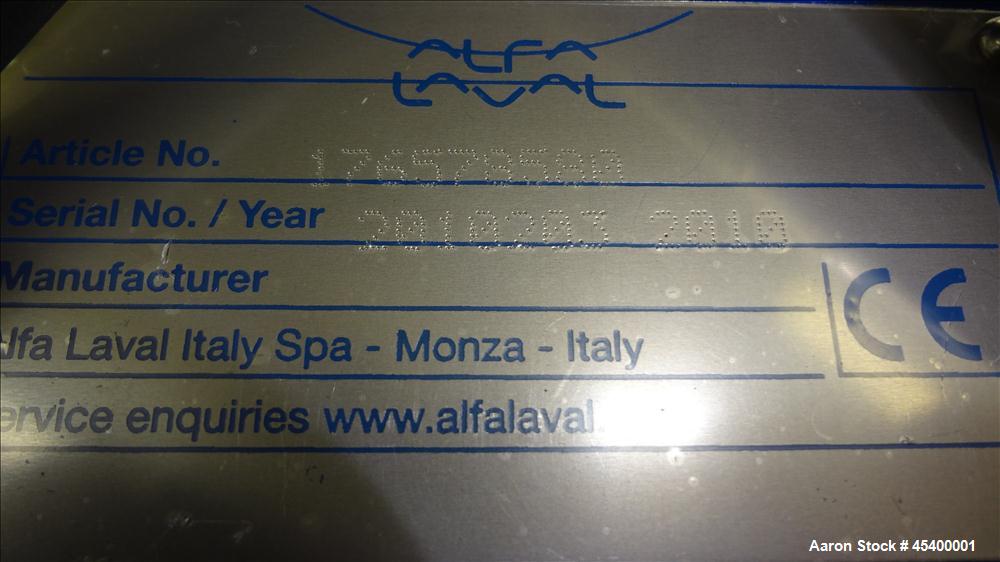 Aluminum Alfa Laval Solid Bowl Disc Centrifuge, MIB-303  