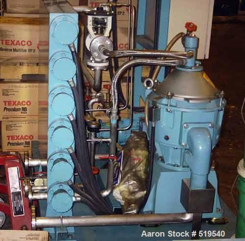 USED: Alfa Laval MMB-304S-11 Solid Bowl Disc Centrifuge