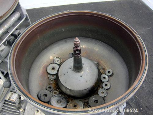 Used Stainless Steel Alfa-Laval Solid Bowl Disc Centrifuge, Model TGV-214H  