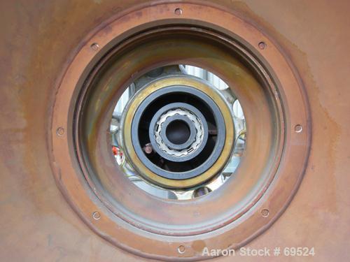 Used Stainless Steel Alfa-Laval Solid Bowl Disc Centrifuge, Model TGV-214H  