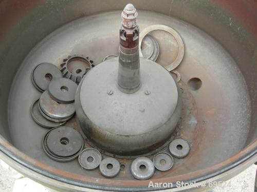 Used Stainless Steel Alfa-Laval Solid Bowl Disc Centrifuge, Model TGV-214H  