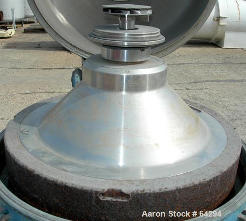 Used Stainless Steel Alfa-Laval Solid Bowl Disc Centrifuge. BRH-214-34H-12  