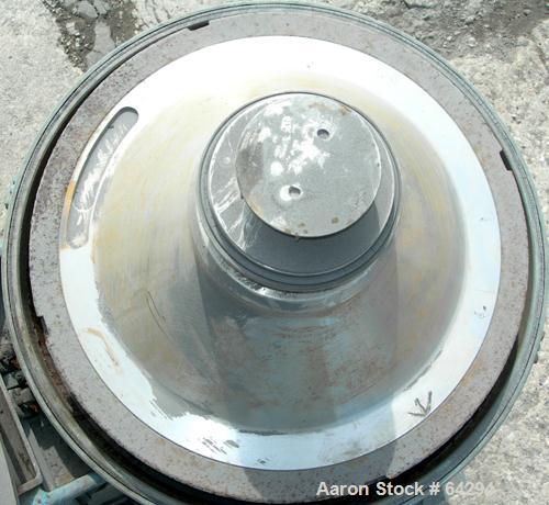 Used Stainless Steel Alfa-Laval Solid Bowl Disc Centrifuge. BRH-214-34H-12  