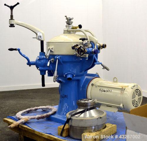 Stainless Steel Hutchison Hayes Solid Bowl Disc Centrifuge, HH-360