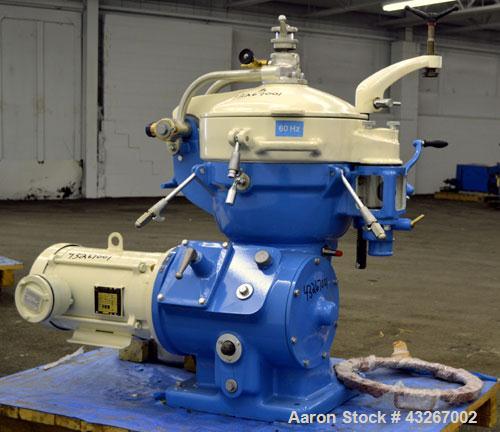 Stainless Steel Hutchison Hayes Solid Bowl Disc Centrifuge, HH-360