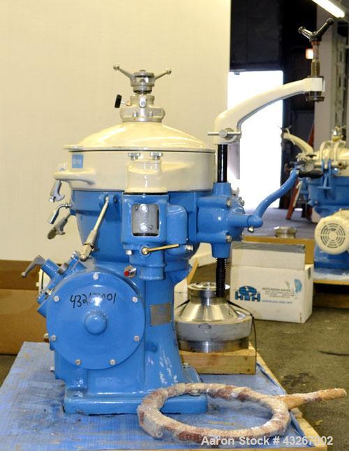 Stainless Steel Hutchison Hayes Solid Bowl Disc Centrifuge, HH-360