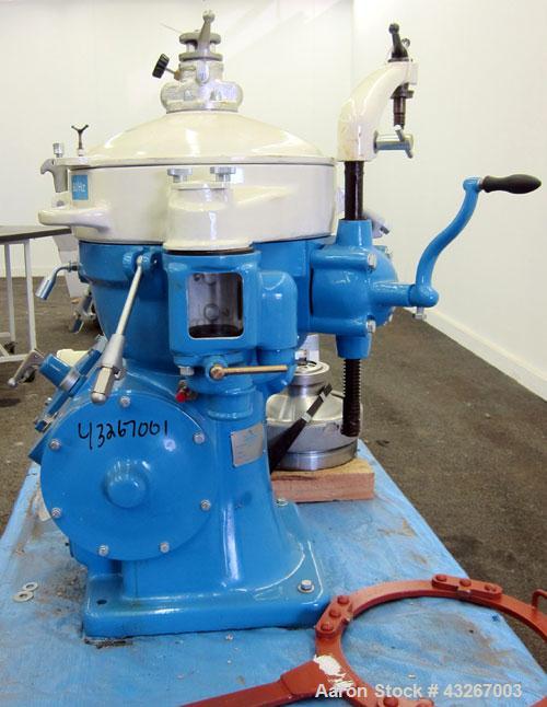Stainless Steel Hutchison Hayes Solid Bowl Disc Centrifuge, HH-360 