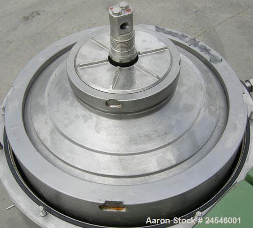 Used- Westfalia BKA-25-86-076 Solid Bowl Disc Centrifuge, 316 Stainless Steel Construction (product contact areas). Maximum ...