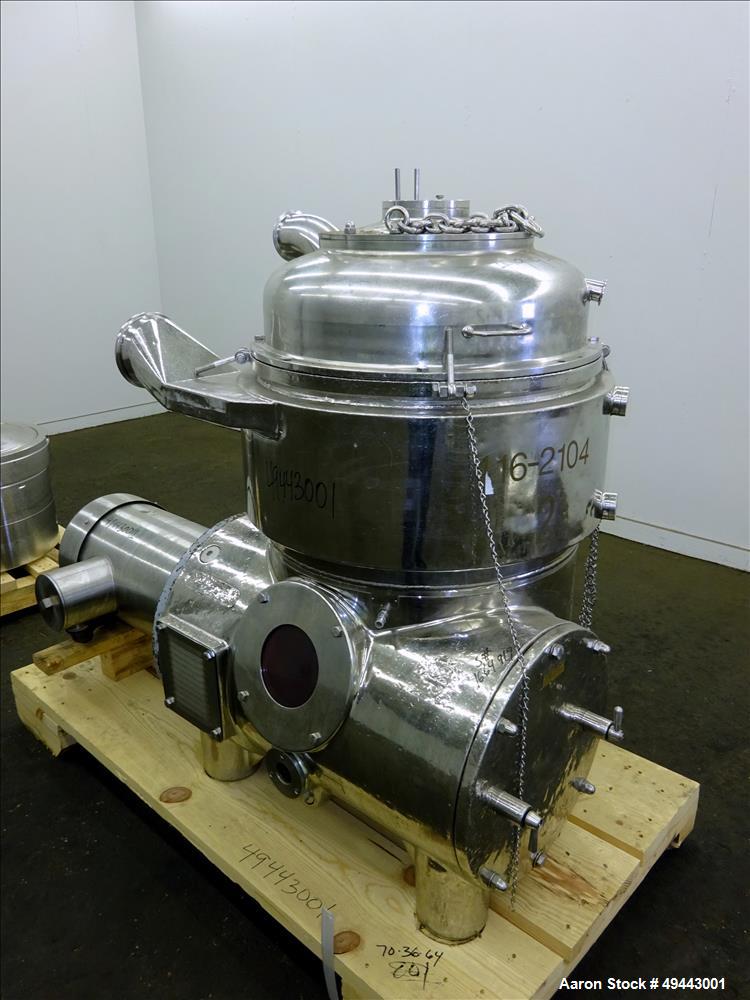Used Westfalia BKA35-86-076 Disc Centrifuge