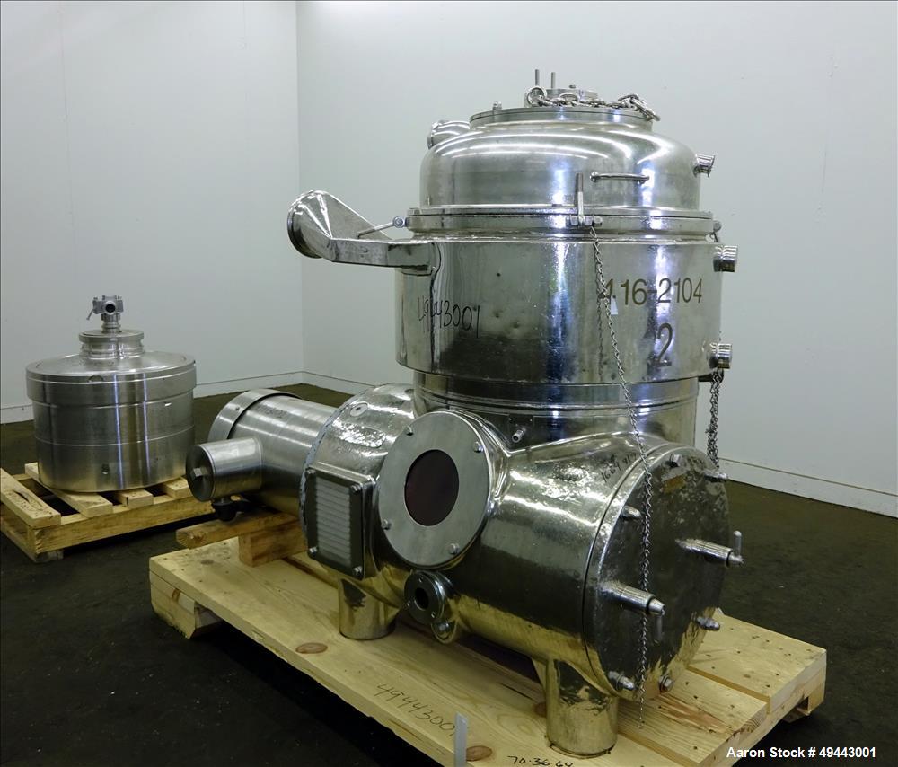 Used Westfalia BKA35-86-076 Disc Centrifuge