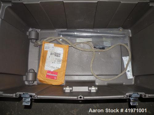 Used Westfalia BKA-6-86-076 Solid Bowl Disc Centrifuge, 316 Stainless Steel. Maximum bowl speed 8510 rpm, chamber bowl design, clarifier design (liquid/solids separation), centripetal pump liquid dis...