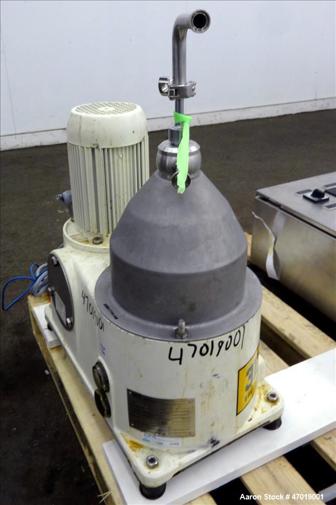 Used- Westfalia CTC-3-03-107 Solid Bowl Disc Centrifuge