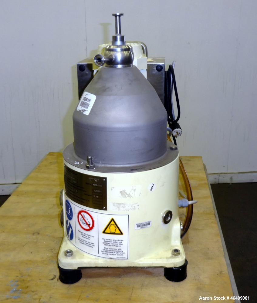 Used GEA Westfalia CTC-1-06-107 Solid Bowl Disc Centrifuge