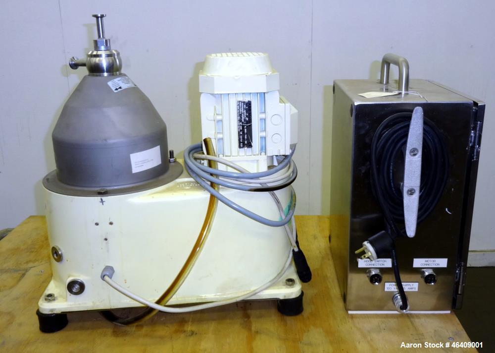 Used GEA Westfalia CTC-1-06-107 Solid Bowl Disc Centrifuge
