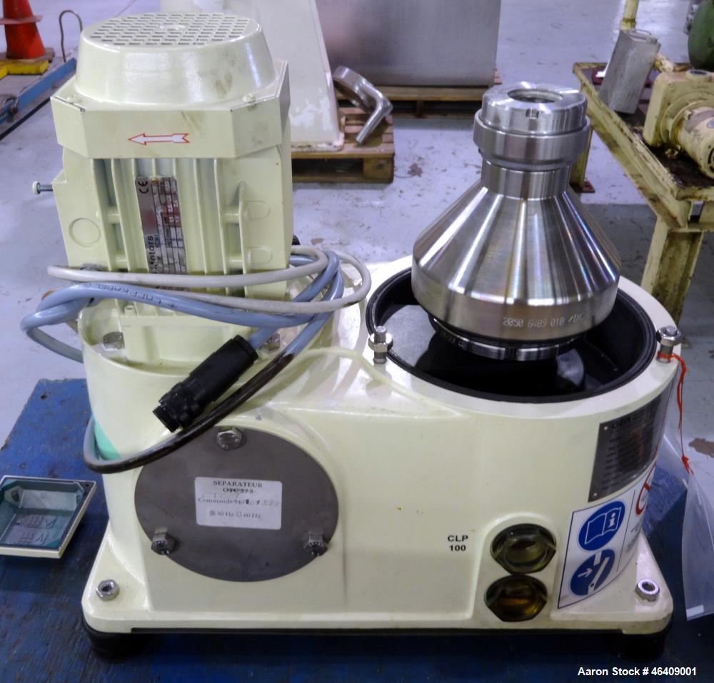 Used GEA Westfalia CTC-1-06-107 Solid Bowl Disc Centrifuge
