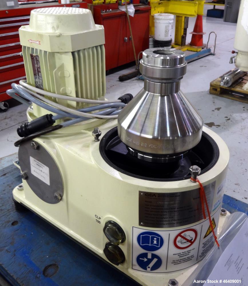 Used GEA Westfalia CTC-1-06-107 Solid Bowl Disc Centrifuge