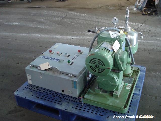 Used Westfalia KA-6-86-575 Solid Bowl Chamber Centrifuge