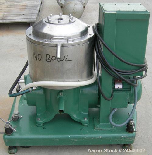 Used Westfalia KO-2006 Solid Bowl Disc Centrifuge