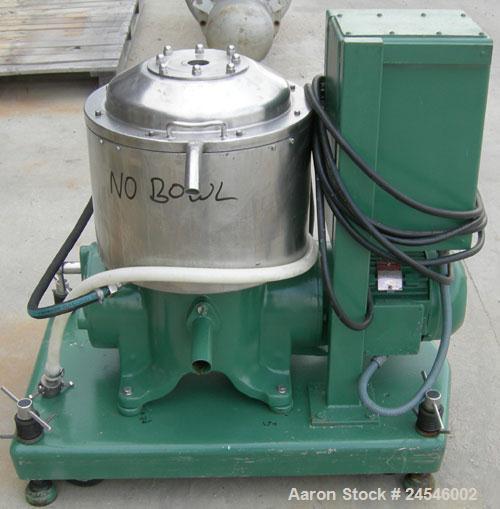 Used-Westfalia KO-2006 Solid Bowl Disc Centrifuge